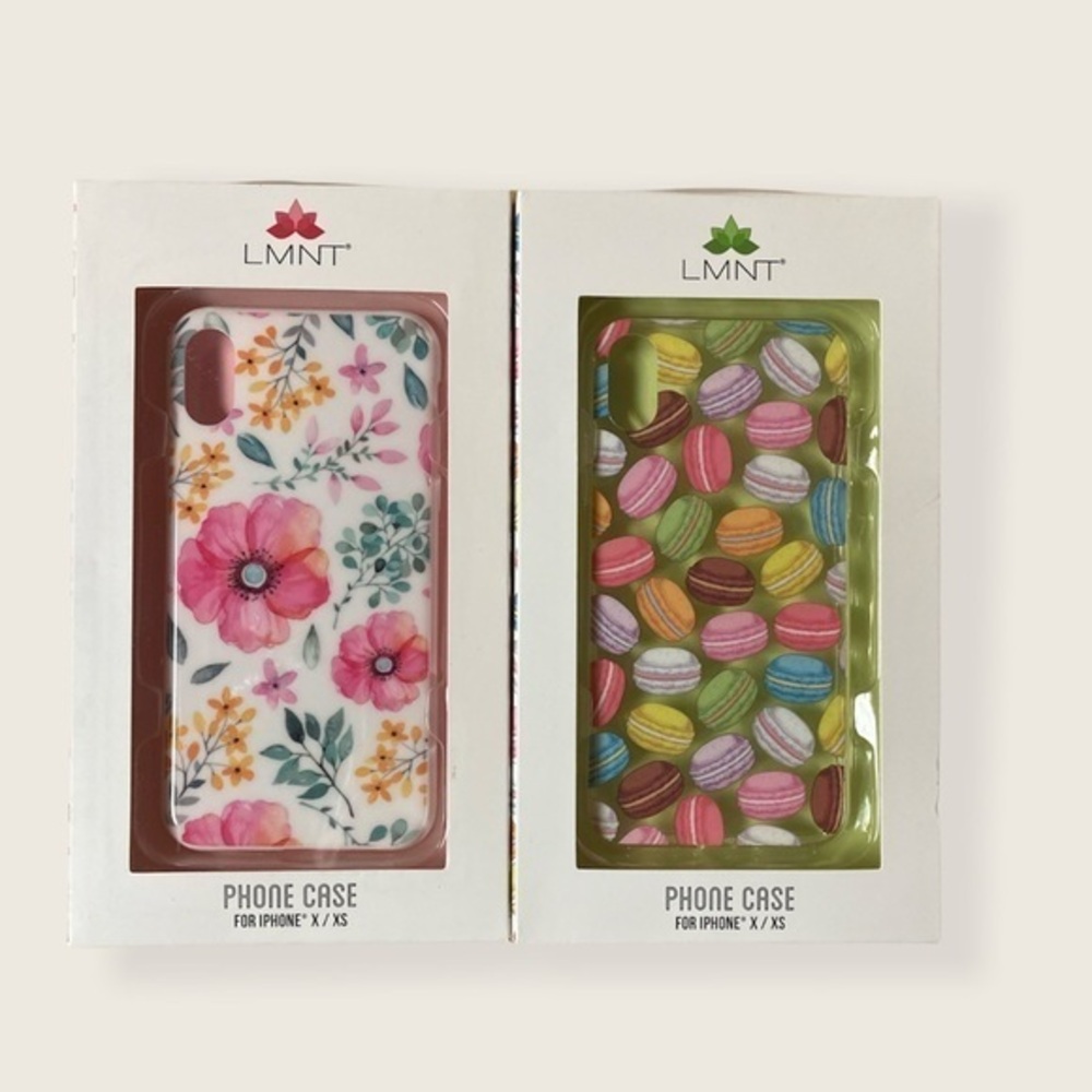 iPhone X/XS cases. Macaron & Floral